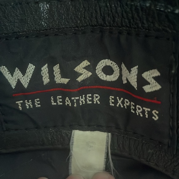 Motorcycle jacket black leather Wilson’s leather vintage - Picture 8 of 15